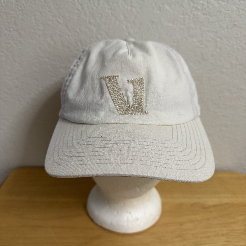 Vuori Hat Cap Cream Hemp Cotton Strapback Dad Hat Casual Outdoor